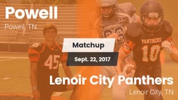 Matchup: Powell vs. Lenoir City Panthers 2017