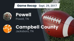 Recap: Powell  vs. Campbell County  2017