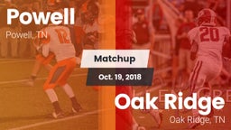 Matchup: Powell vs. Oak Ridge  2018
