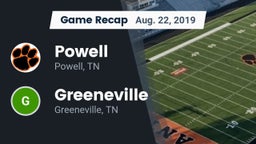 Recap: Powell  vs. Greeneville  2019