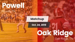 Matchup: Powell vs. Oak Ridge  2019