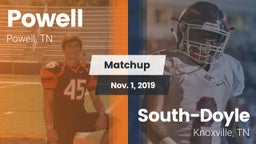 Matchup: Powell vs. South-Doyle  2019