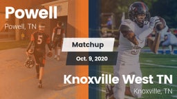 Matchup: Powell vs. Knoxville West  TN 2020