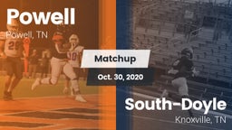 Matchup: Powell vs. South-Doyle  2020