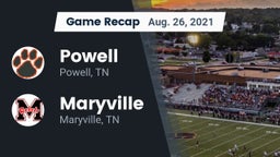 Recap: Powell  vs. Maryville  2021