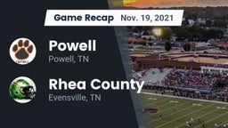 Recap: Powell  vs. Rhea County  2021