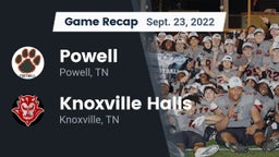 Recap: Powell  vs. Knoxville Halls  2022
