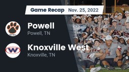 Recap: Powell  vs. Knoxville West  2022