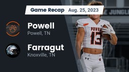 Recap: Powell  vs. Farragut  2023
