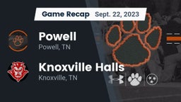 Recap: Powell  vs. Knoxville Halls  2023