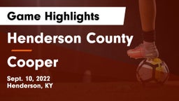 Henderson County  vs Cooper Game Highlights - Sept. 10, 2022