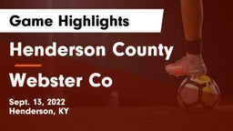 Henderson County  vs Webster Co Game Highlights - Sept. 13, 2022