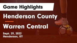 Henderson County  vs Warren Central Game Highlights - Sept. 29, 2022