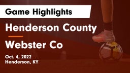 Henderson County  vs Webster Co Game Highlights - Oct. 4, 2022