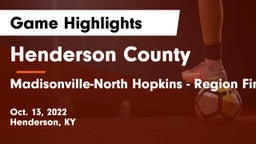 Henderson County  vs Madisonville-North Hopkins - Region Final Game Highlights - Oct. 13, 2022