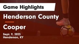 Henderson County  vs Cooper  Game Highlights - Sept. 9, 2023