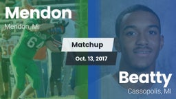 Matchup: Mendon vs. Beatty  2017