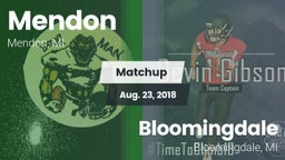 Matchup: Mendon vs. Bloomingdale  2018