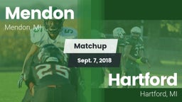 Matchup: Mendon vs. Hartford  2018