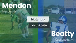 Matchup: Mendon vs. Beatty  2020