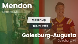 Matchup: Mendon vs. Galesburg-Augusta  2020