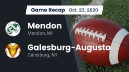 Recap: Mendon  vs. Galesburg-Augusta  2020