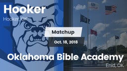 Matchup: Hooker vs. Oklahoma Bible Academy 2018