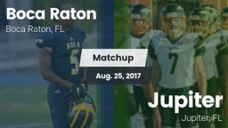 Matchup: Boca Raton Comm. HS vs. Jupiter  2017