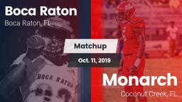 Matchup: Boca Raton HS vs. Monarch  2019