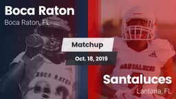 Matchup: Boca Raton HS vs. Santaluces  2019