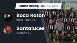 Recap: Boca Raton  vs. Santaluces  2019
