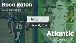 Matchup: Boca Raton HS vs. Atlantic  2020
