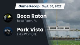 Recap: Boca Raton  vs. Park Vista  2022