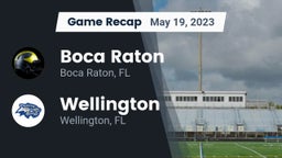 Recap: Boca Raton  vs. Wellington  2023