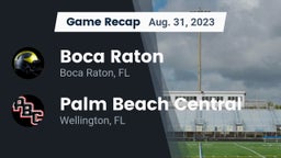 Recap: Boca Raton  vs. Palm Beach Central  2023