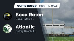 Recap: Boca Raton  vs. Atlantic  2023