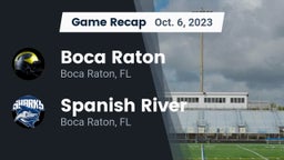 Recap: Boca Raton  vs. Spanish River  2023