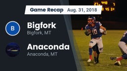 Recap: Bigfork  vs. Anaconda  2018