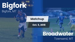 Matchup: Bigfork vs. Broadwater  2018