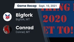 Recap: Bigfork  vs. Conrad  2021