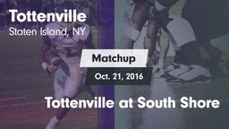 Matchup: Tottenville vs. Tottenville at South Shore 2016