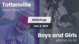 Matchup: Tottenville vs. Boys and Girls 2019