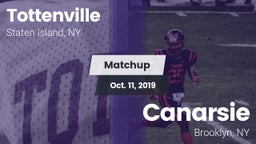 Matchup: Tottenville vs. Canarsie  2019