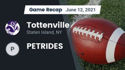 Recap: Tottenville  vs. PETRIDES 2021