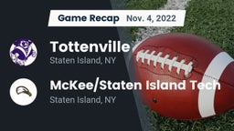 Recap: Tottenville  vs. McKee/Staten Island Tech 2022