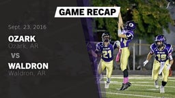 Recap: Ozark  vs. Waldron  2016