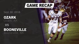 Recap: Ozark  vs. Booneville  2016