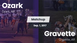 Matchup: Ozark vs. Gravette  2017