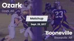 Matchup: Ozark vs. Booneville  2017