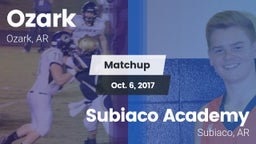 Matchup: Ozark vs. Subiaco Academy 2017